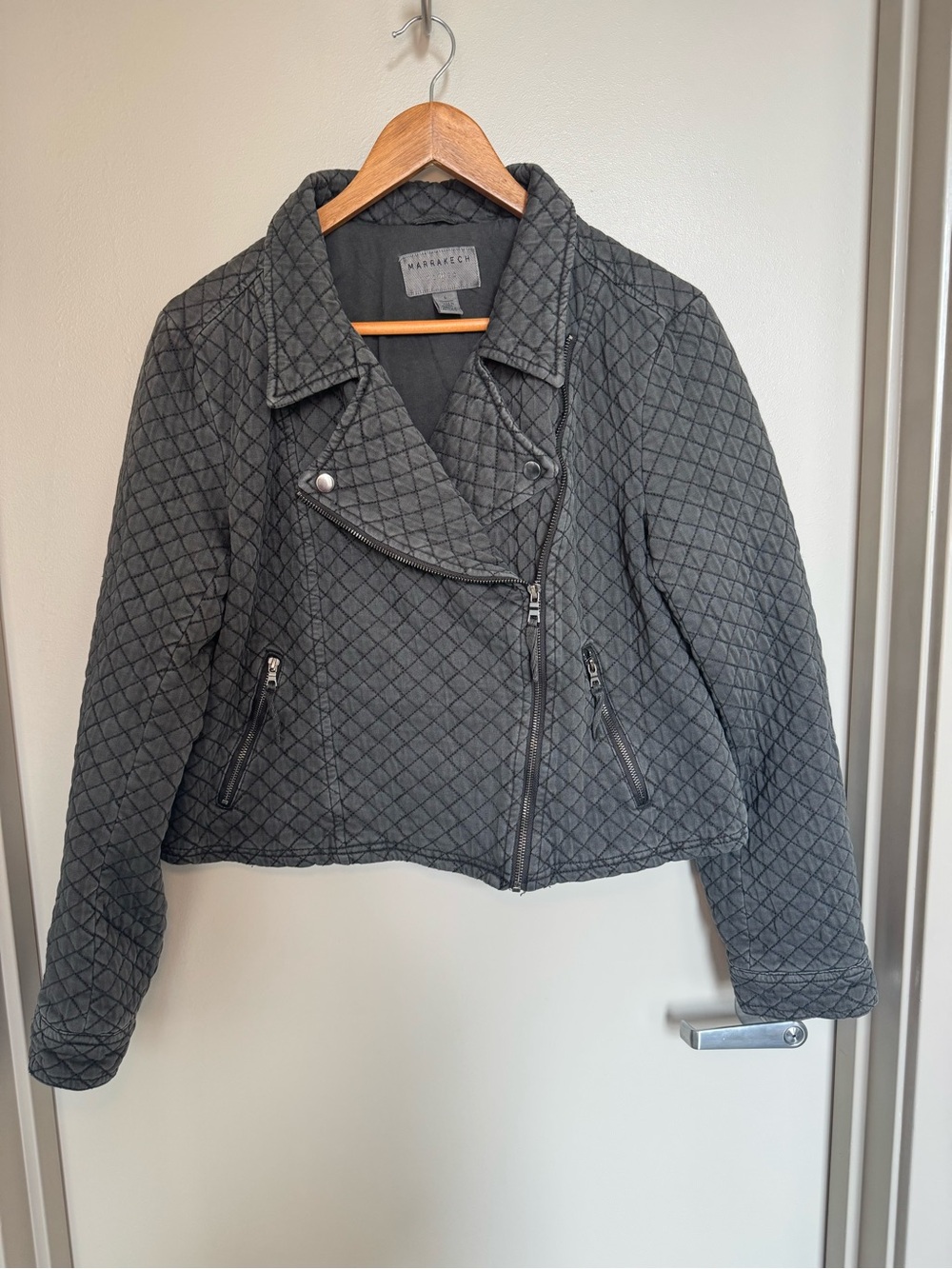 Anthropologie Marrakech Quilted Moto Jacket